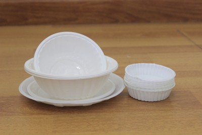 Dĩa, tô, chén nhựa